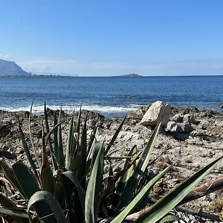شقة Casa Punta Barcarello, Sferracavallo Fronte Mare E Tramonti Da Sogno, Vicino Splendida Di Mondello باليرمو